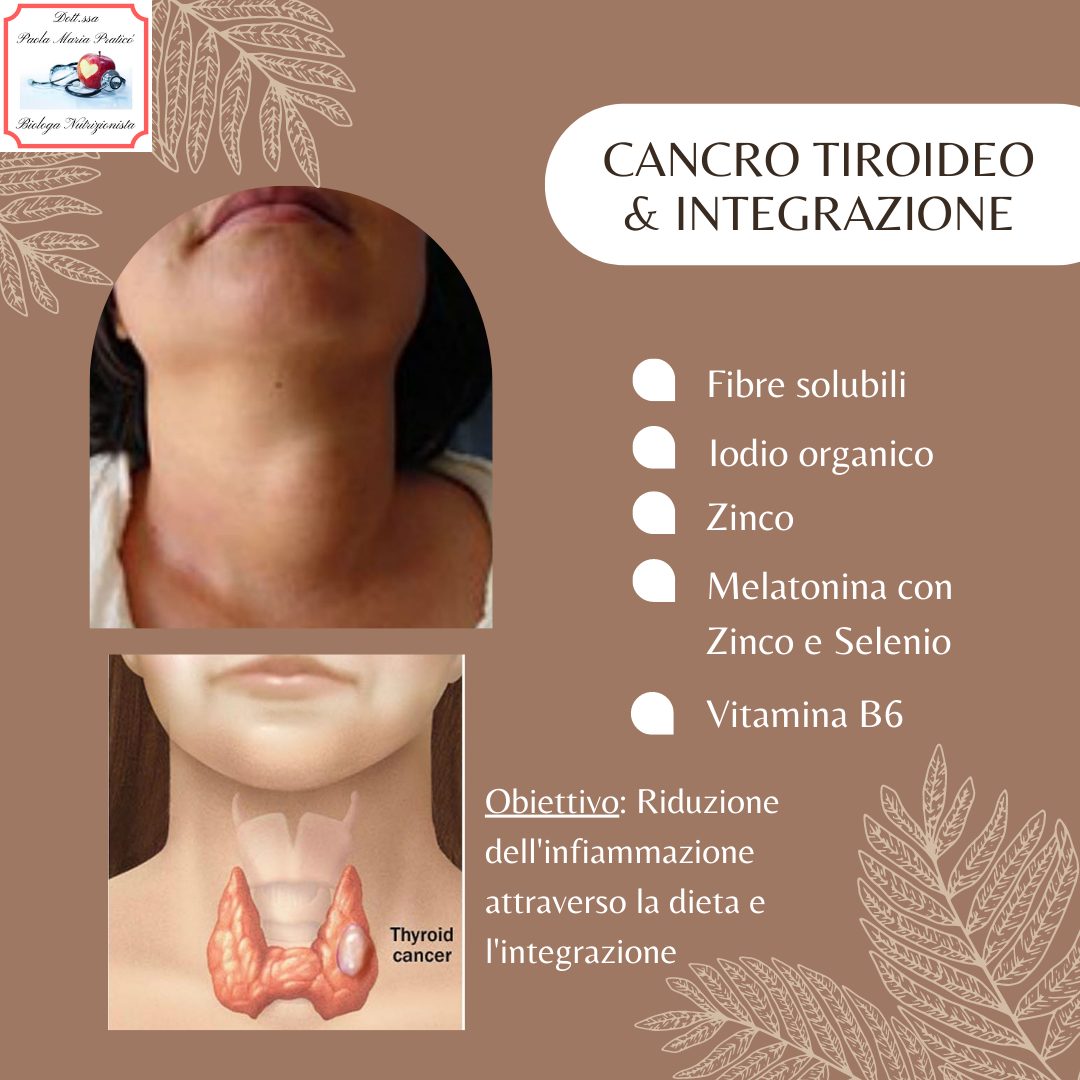 Spegnere l'infiammazione e favorire la riparazione cellulare sono i primi step non solo nella prevenzione dell'insorgenza dei tumori, ma anche nel trattamento di qualsiasi tipo di essi, in primis per quanto riguarda la tiroide. In questo modo si favorisce la riparazione cellulare e si ha una migliore risposta alla terapia